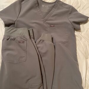 Figs Gray Scrub set XXS